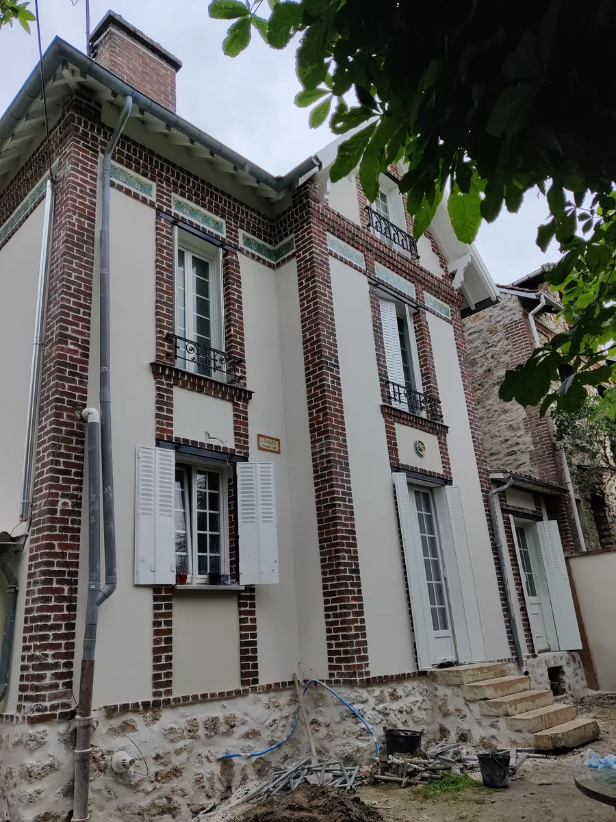 La maison après ravalement complet